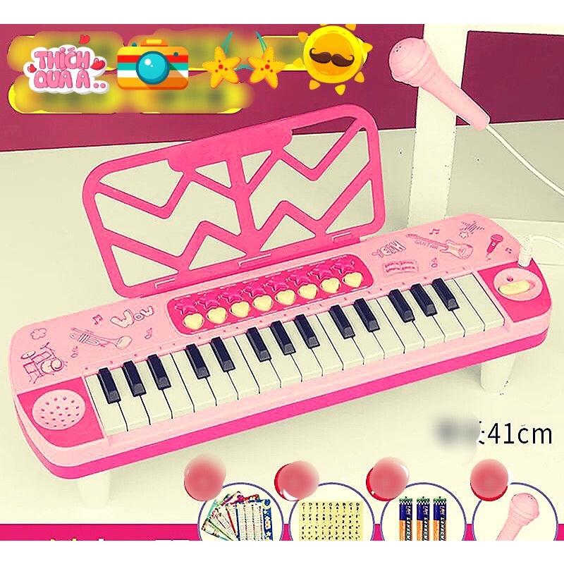 [Mã LIFE20KALL giảm 10% đơn 50K] { RẺ VÔ ĐỊCH} ĐÀN PIANO CÓ MÍC CHO BÉ