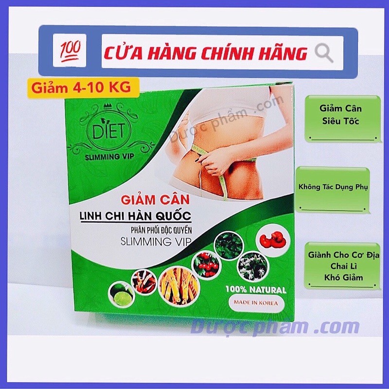 Giảm cân linh chi hàn quốc 30 viên  [Giảm Ngay 4-10kg ]