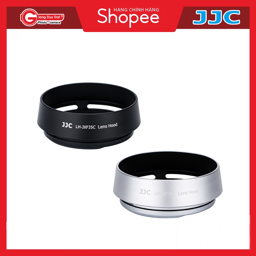 Loa Che Nắng Ống Kính - Hood JJC LH-JXF35C Dành Cho Ống Kính Fujifilm XF 35mm F2 và 23mm F2 - Chính Hãng JJC