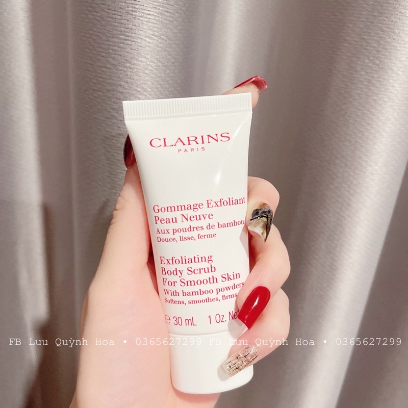 Tẩy da chết toàn thân Clarins Gommage Exfoliant Peau Neuve 30ml