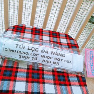 Túi vải lọc rau má, trà, cốt dừa, đậu nành