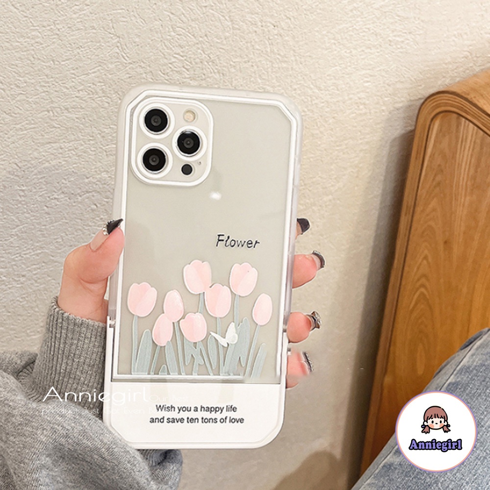 Ốp Điện Thoại TPU Mềm Siêu Mỏng Chống Sốc Kèm Giá Đỡ 2 Trong 1 Cho IPhone 13 12 11 Pro Max X XR 8 7 Plus