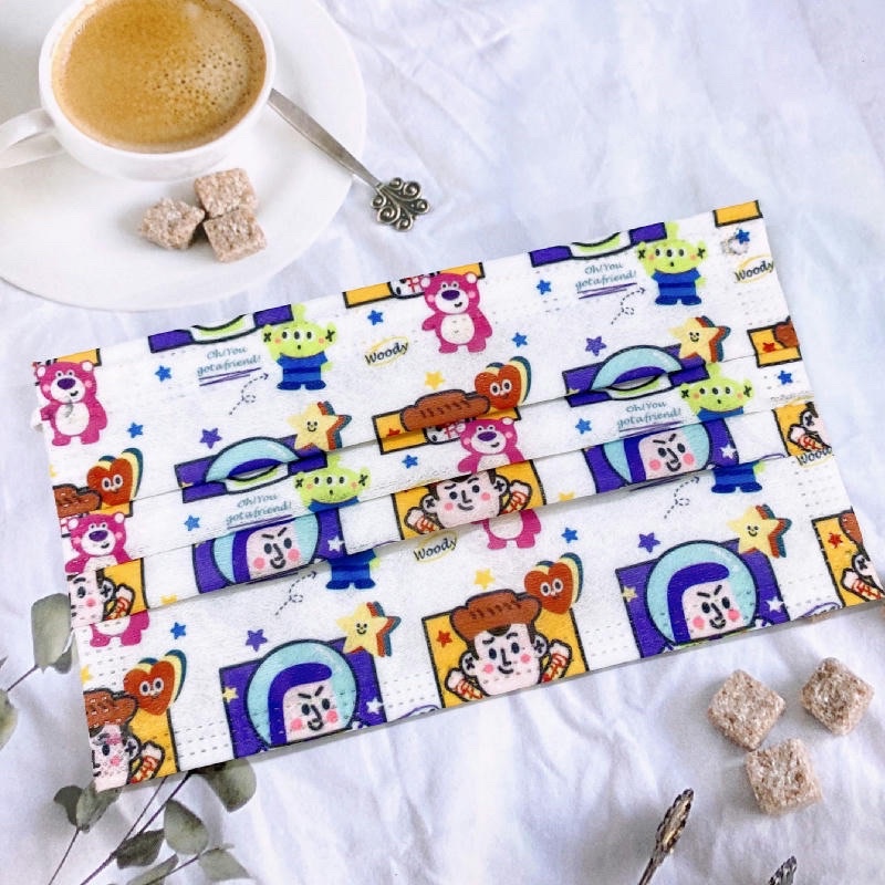 Gói 5 chiếc - Khẩu trang dễ thương in hình Toy story