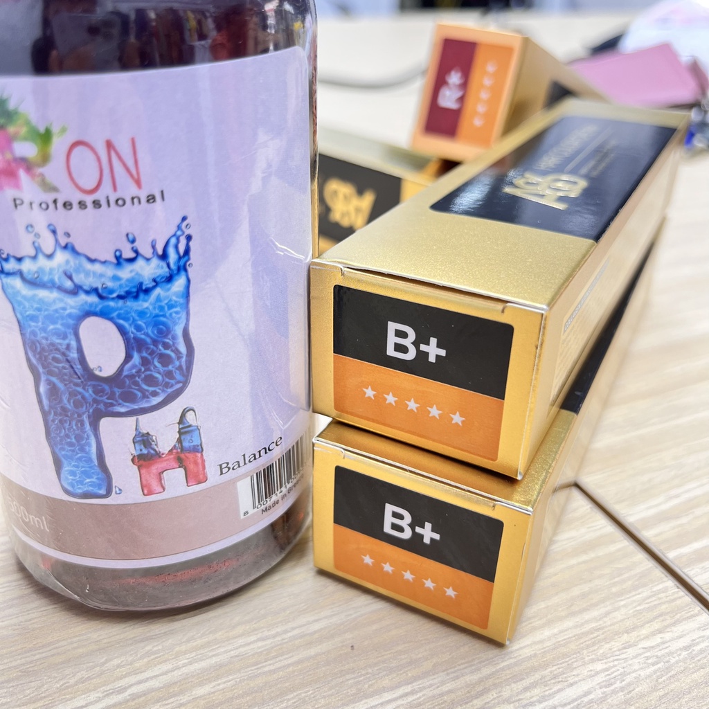 Bóc màu đen đỏ B+ R+ màu nhuộm A86 típ 100ml