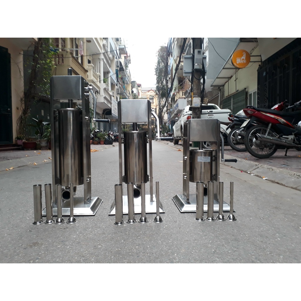 Máy dồn xúc xích, Máy nhồi xúc xích, Máy đùn lạp xưởng, lòng rồi, ... tay quay 7L