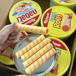 Bánh Richeese Nabati BIG ROLL's lon thiếc 330g nhập khẩu Indonesia