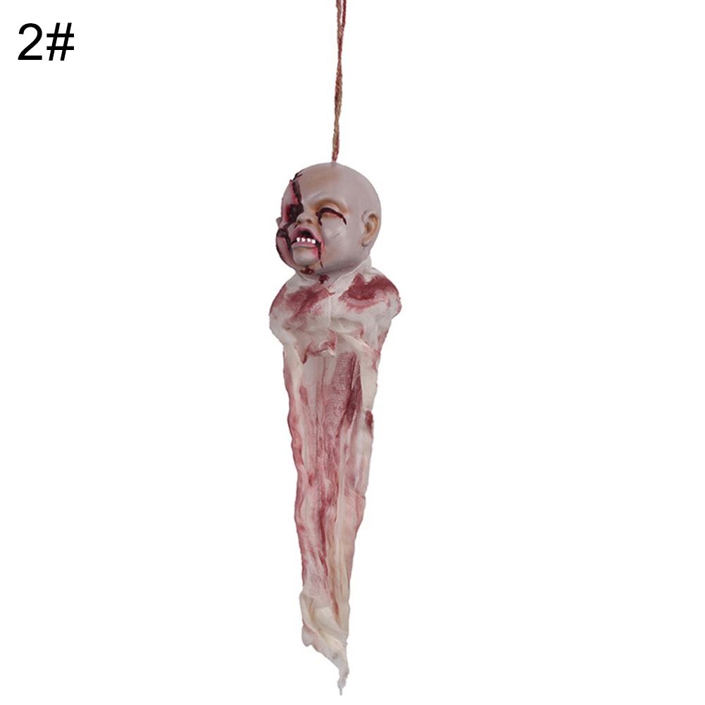 Phụ kiện treo trang trí hình đầu lâu kinh dị cho Halloween