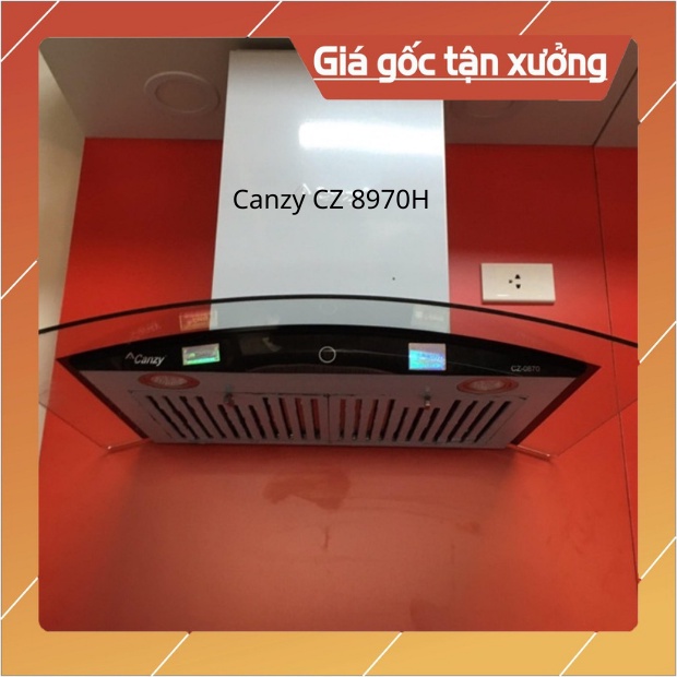 Máy hút mùi Canzy CZ 8970H - 70cm-kính cong- cảm ứng -máy khử mùi hút khói nhà bếp,chính hãng -BẢO HÀNH 36 THÁNG