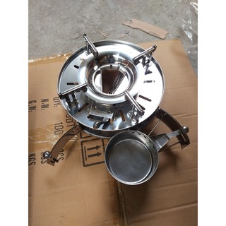 Bếp cồn inox chắn gió - 2 loại