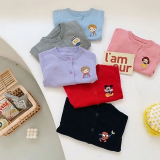 Áo Bomber hoạt hình nhiều màu cho bé 8-18kg
