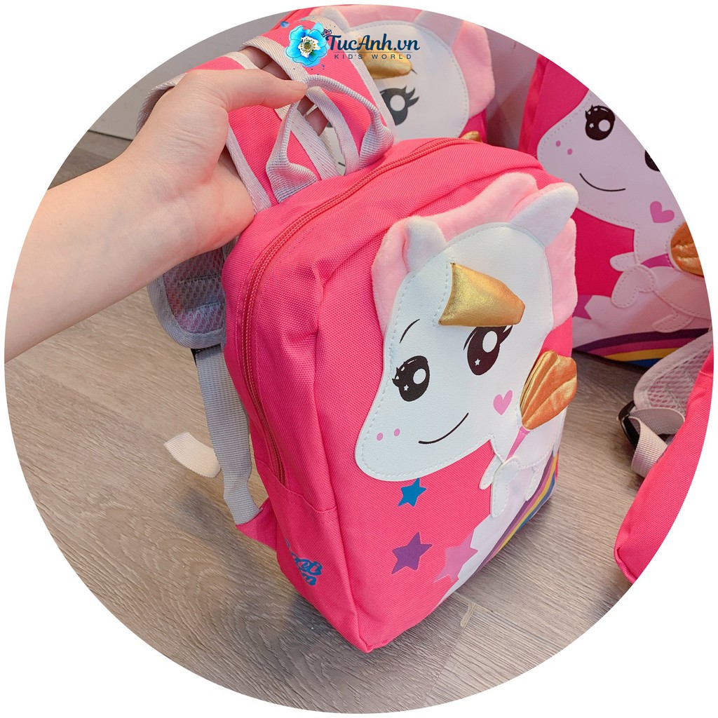 [FREESHIP XTRA] Balo Unicorn Cầu Vồng 26x20x8cm - TucAnh