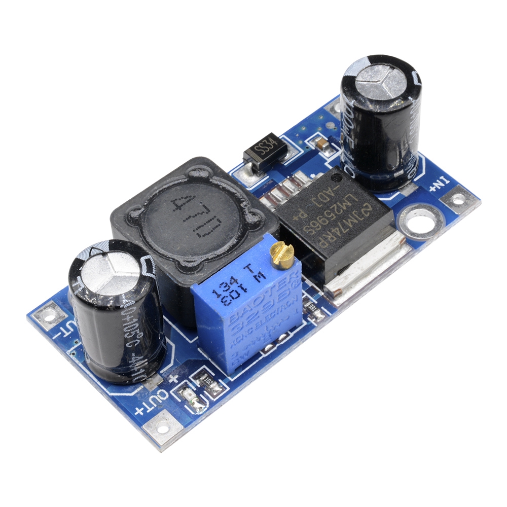Pcbfun 5 Chiếc LM2596 DC-DC Boost Buck Chuyển Đổi Có Thể Điều Chỉnh Bước Xuống Mô Đun Nguồn Điện Đầu