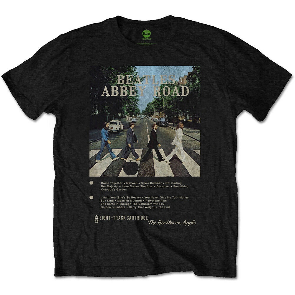 Áo Thun Nam Ngắn Tay The Beatles Abbey Road 8 Theo Dõi Mới