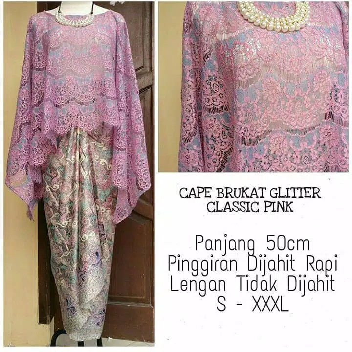 1 bộ áo sơ mi / váy công nghiệp BRUKAT CAPE và LILIT GLITTER sang trọng / MODERN Javanese / COUPLE BATIK