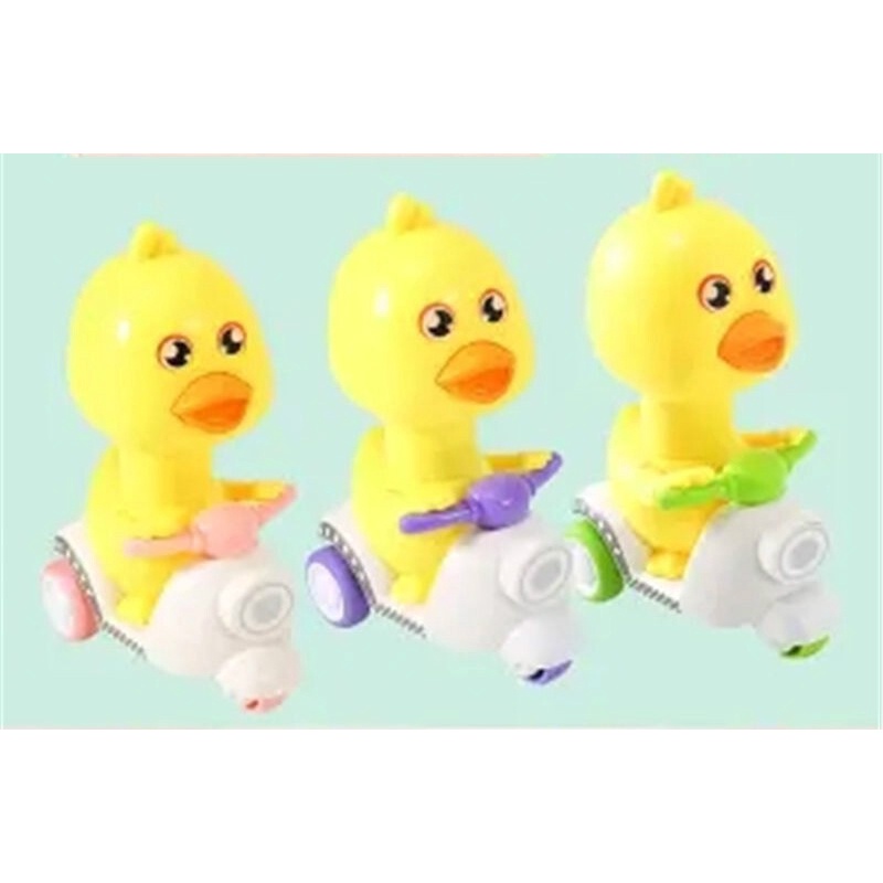 Đồ Chơi Hình Chú Vịt Kéo Lùi Xe Máy Đồ Chơi