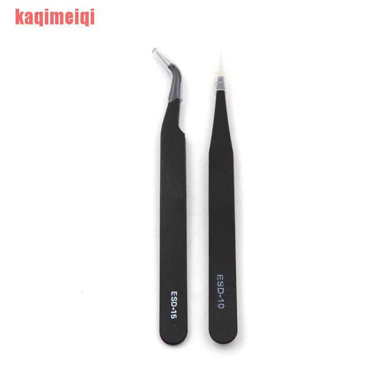 Set 2 Dụng Cụ Uốn Cong Chống Tĩnh Điện Màu Đen