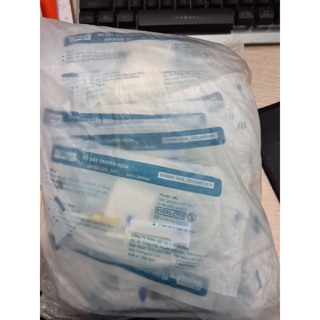 COMBO 25 BỘ DÂY TRUYỀN DỊCH OMEGA