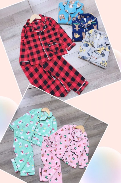 Bộ pijama chất nỉ cực đẹp, ấm và mềm mại cho bé trai, bé gái - BPNBD