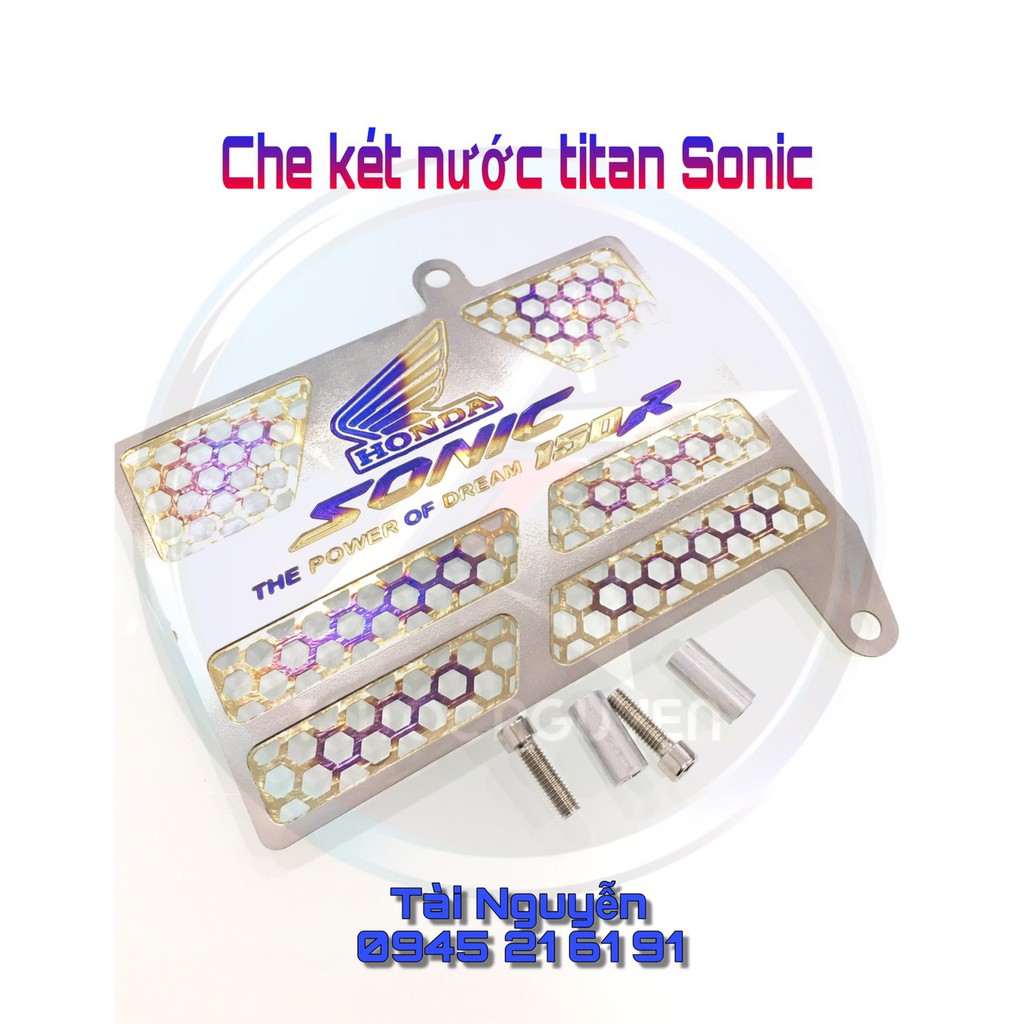 CHE KÉT NƯỚC TITANIUM CHO EXCITER 150 - WINNER - WINNER X - SONIC - VARIO