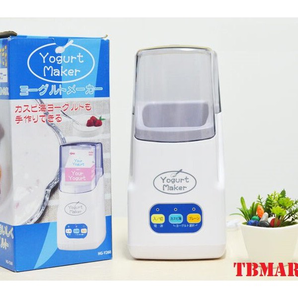 Máy làm sữa chua tại nhà đơn giản Yogurt Nhật, có chế độ ủ sữa giúp sữa chua sánh mịn thơm ngon