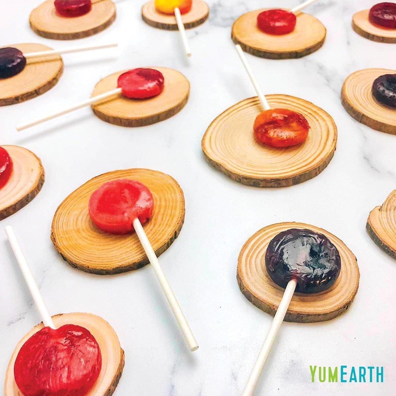 Kẹo Mút, Kẹo Viên Hữu Cơ 4 Hương Vị Trái Cây Yumearth - XanhSam Organic