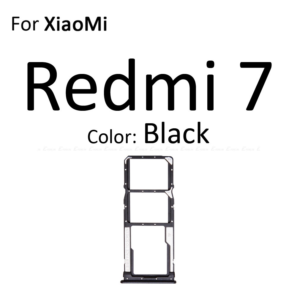 Khay Đựng Thẻ Sim Điện Thoại Cho XiaoMi Redmi 7 Note 7 Pro PocoPhone F1 Micro SD