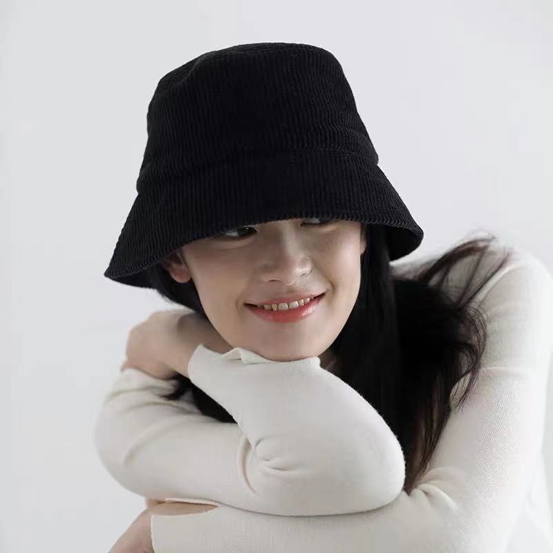 Mũ Bucket Vải Nhung Có Thể Điều Chỉnh