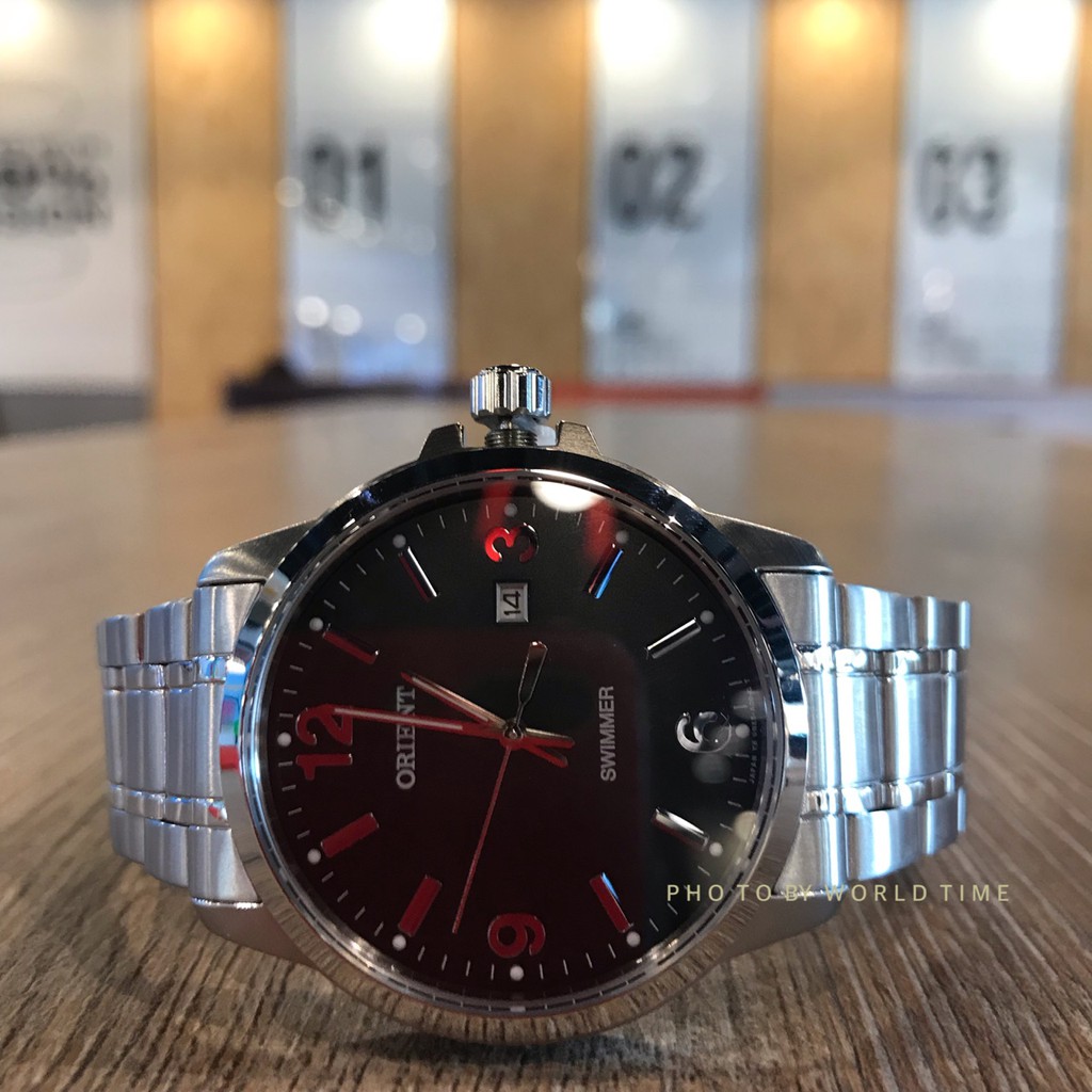 Đồng hồ Nam Orient SUNE5005B0 [ Chính hãng full box ] Quartz , Dây thép