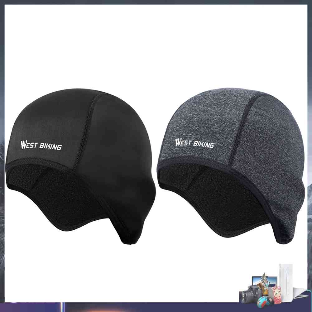 Mũ Bảo Hiểm Vải Lông Cừu Giữ Ấm Mùa Đông Khi Chạy Xe Đạp / Chạy Bộ