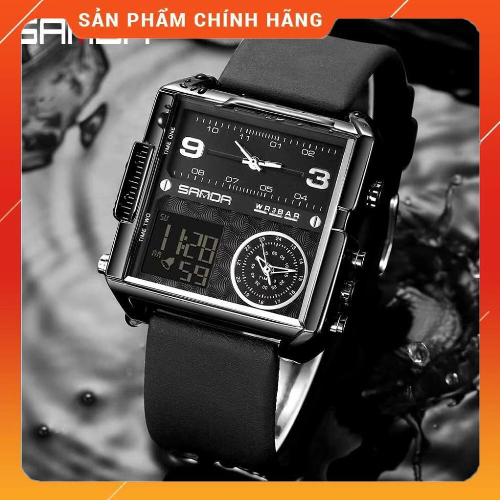 nước nam Hàng Cao Cấp -  Đồng hồ NAM SAMDA 6023 tuyệt tác chạy full tất cả các máy đồng hồ, lẫn điện tử - lỗi 1 đổi 1
