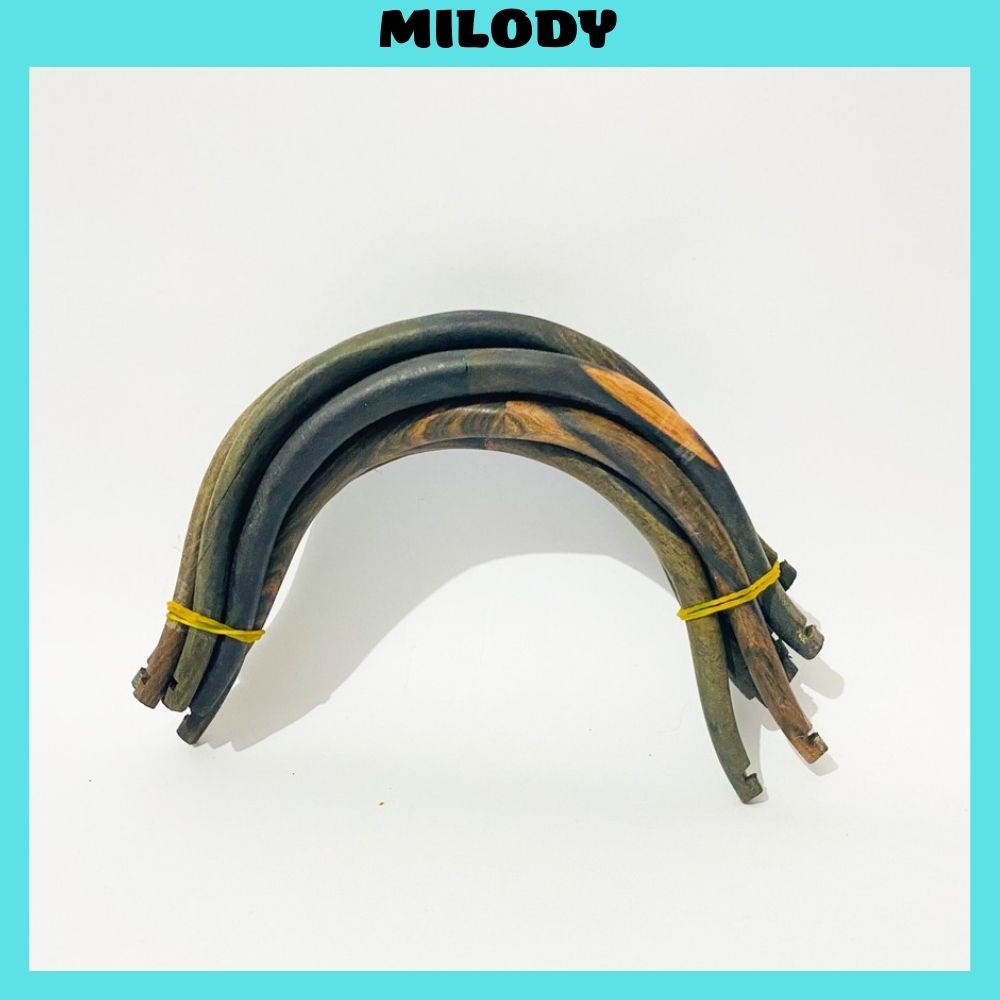 Cầu góc lồng mào chất liệu gỗ mun cao cấp giá rẻ dễ dàng lắp đặt (1 chiếc) - Phụ kiện Milody