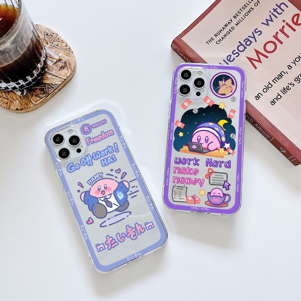 Ốp Điện Thoại Tpu Mềm Chống Sốc In Hình Kirby Cho iPhone 11 12 13 pro max XS X XR XSMax 7 8 6 6s plus SE 2020