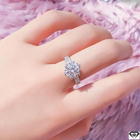 Nhẫn nữ gắn đá siêu xinh, nhẫn bạc hàng làm kĩ, nhẫn bibi silver