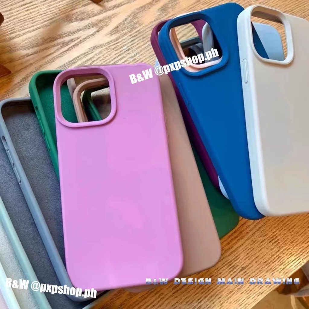 Ốp Điện Thoại Silicone Mềm Nhiều Màu Sắc Thời Trang Cho IPhone 13 13ProMax 12 11 Pro MAX IX XS MAX 7 8 Plus