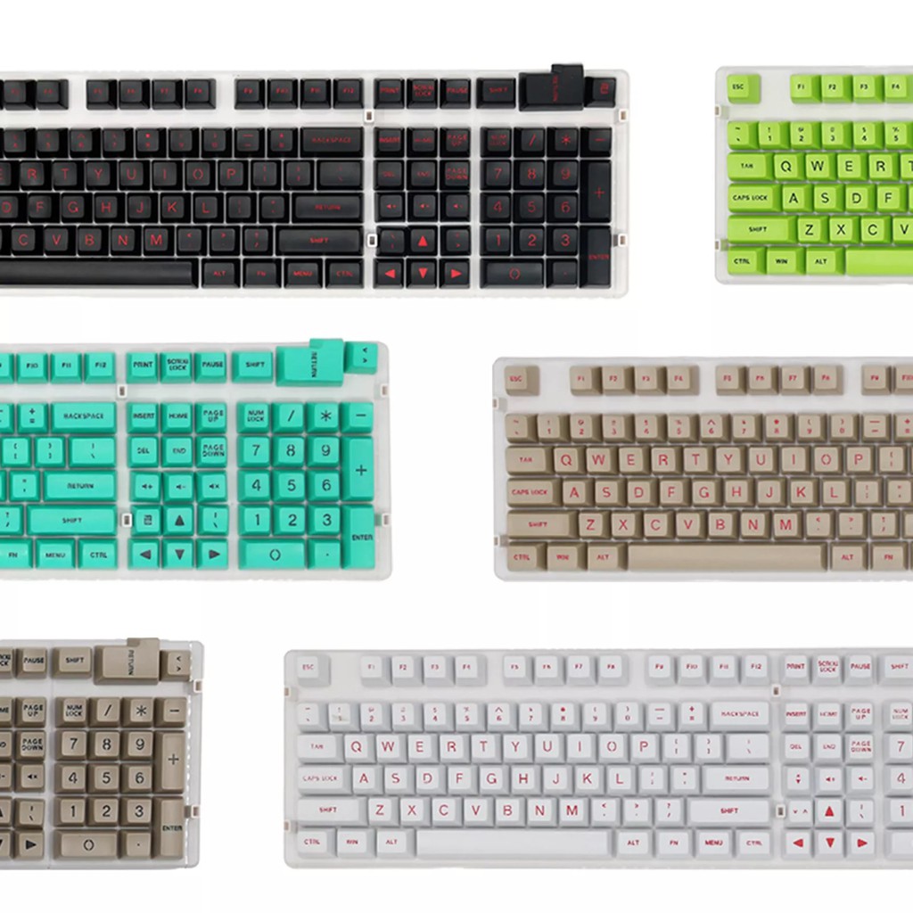 [Mã SKAMSALE03 giảm 10% đơn 200k] Bộ Keycap SA 112 Phím ABS Double Shot ( Thick ABS, SA Profile, Ansi Layout)