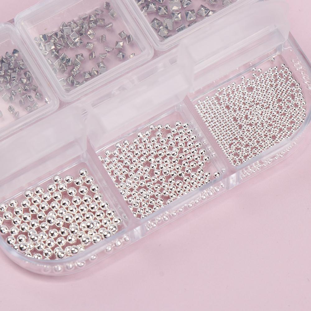 XIANTIN Miếng Dán Kim Loại Trang Trí Móng Tay