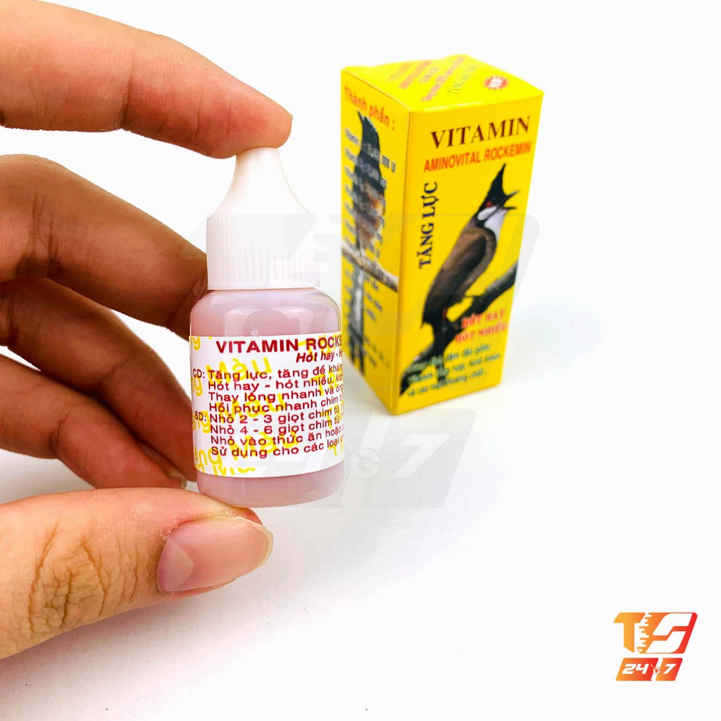 Vitamin Rocket Tăng Lực Cho Chim Rocketin - Giúp Chim Hót Hay, Hót Nhiều