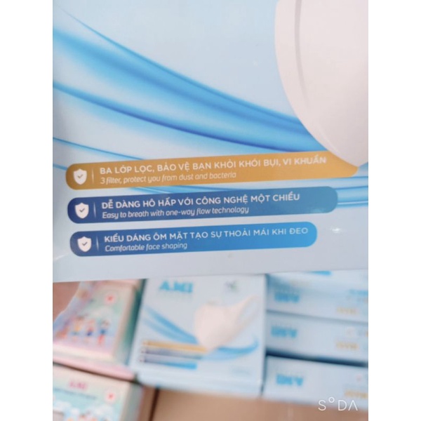 khẩu trang 3D chính hãng Ami hộp 50 cái ( có sỉ ) | BigBuy360 - bigbuy360.vn