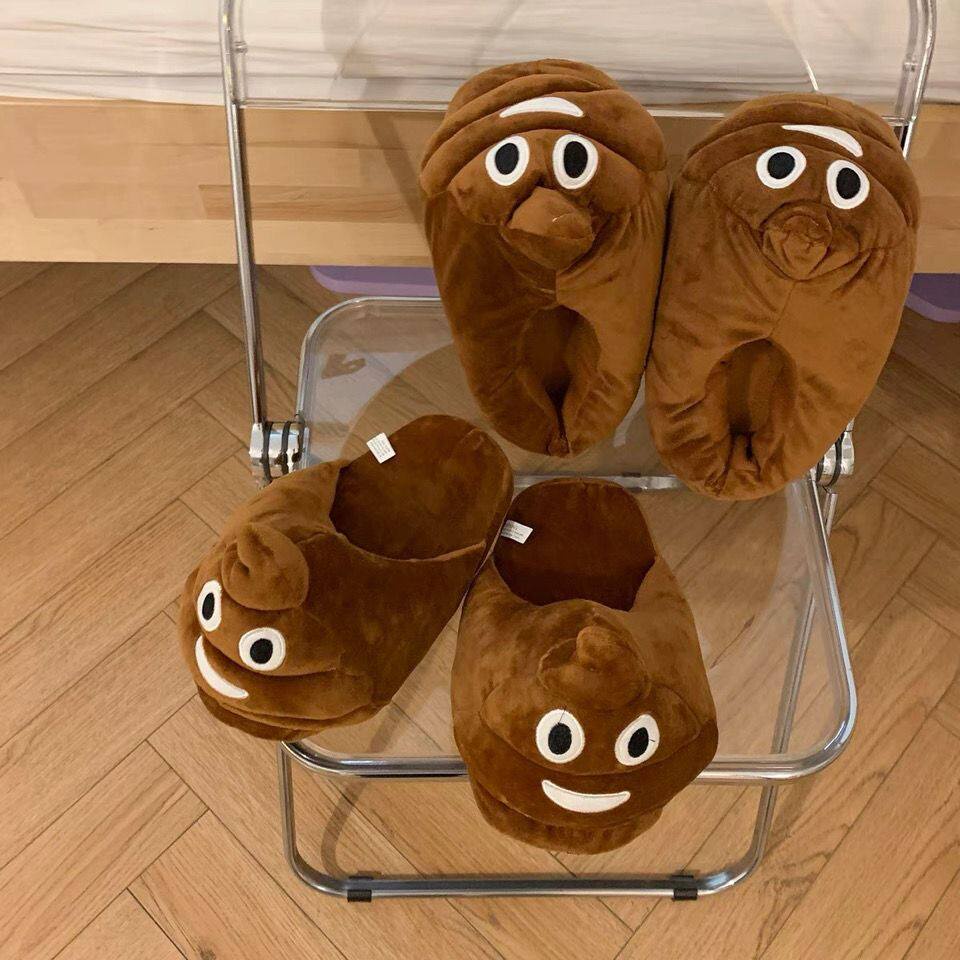 Dép Bông Đi Trong Nhà Hình Emoji Dễ Thương