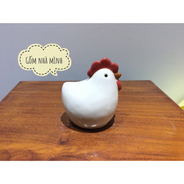 Gà mái trắng