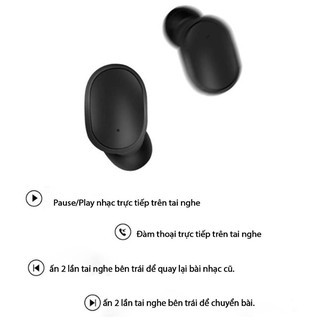 Tai nghe Bluetooth XiaoMi Mini redmi MiPods True Wireless - Bass Cực Mạnh,Công nghệ 5.0 - Bảo hành 12 tháng