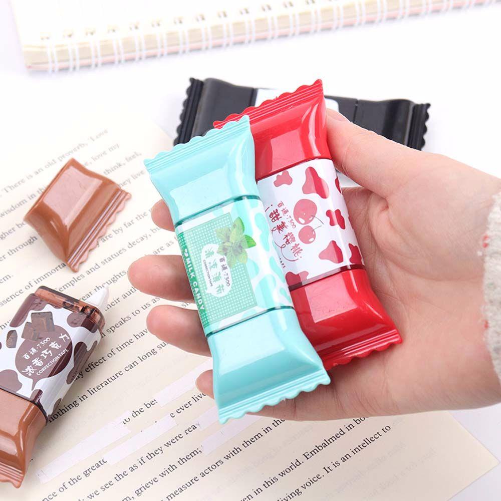 Bút Xóa Kéo Màu Kẹo Gradient Dễ Thương Dành Cho Học Sinh / Văn Phòng