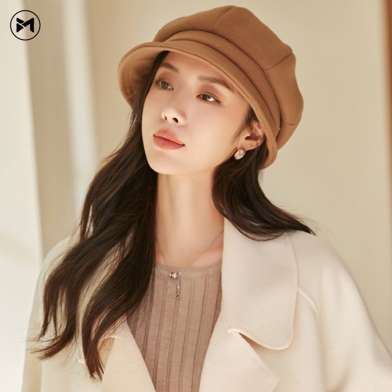 Mũ Len Màu Trơn Giữ Ấm Mùa Thu Đông Phiên Bản Hàn Quốc Mới Thanh Lịch Cho Nam Và Nữ