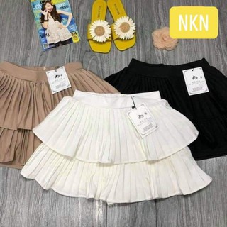 Chân váy tầng xếp ly