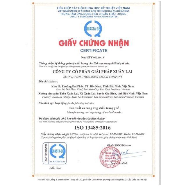Hộp 50 Cái Khẩu Trang Y Tế 4 Lớp Kháng Khuẩn Chuẩn Xuân Lai | BigBuy360 - bigbuy360.vn