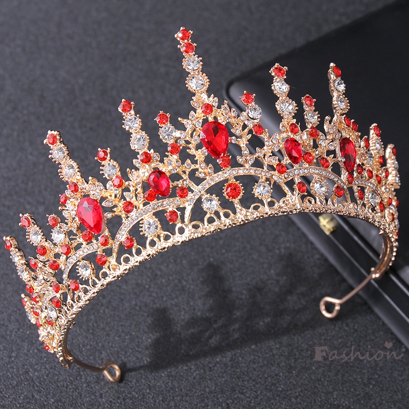 Vương Miện Đội Đầu Đính Ngọc Trai Sang Trọng Cho Cô Dâu