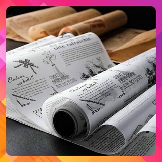Giấy nến thấm dầu hoạ tiết