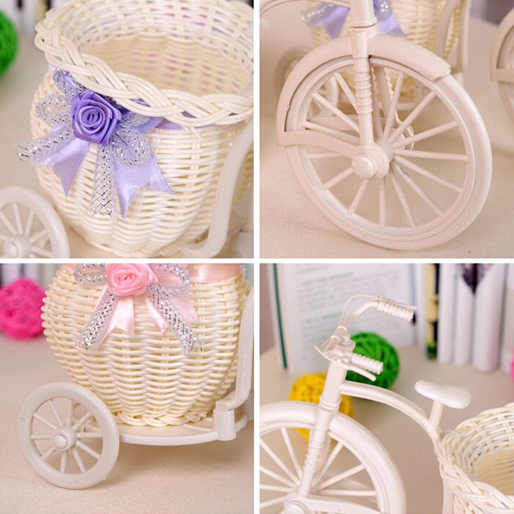 Lọ hoa dạng đứng thiết kế hình chiếc xe đạp