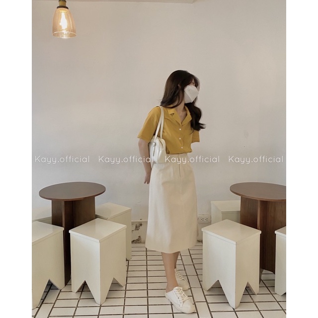 chân váy kaki thô_CV8801