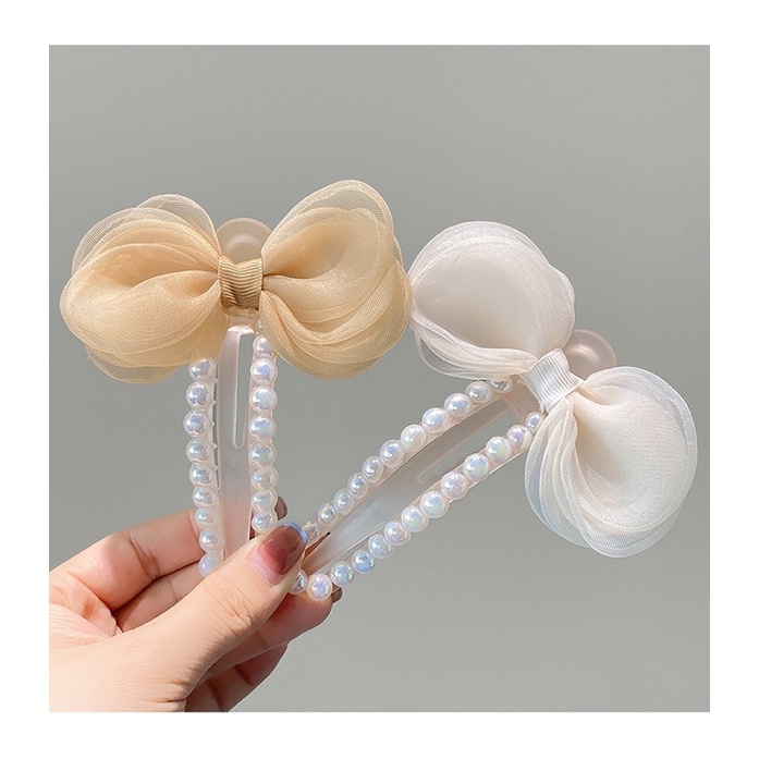 Kẹp tóc mẫu mới 2022 kẹp nơ sau đầu bản to hỗ trợ búi tóc tạo kiểu phong cách Hàn Quốc